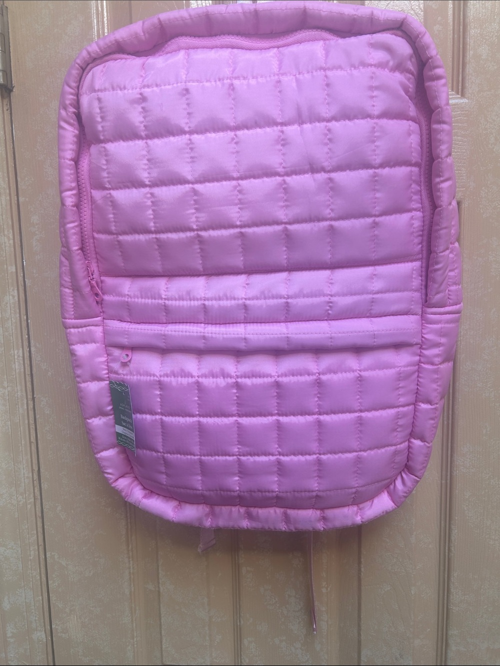 ASHLAND PINK QUILTED  GRID PATTERN BACKPACK NWT